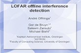 LOFAR offline interference detection