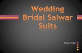Stylish latest Indian wedding bridal salwar suits 2015