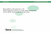 Baseline Analyses of SIG Applications and SIG Eligible and SIG