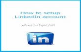 How to setup LinkedIn account  كيف تنشئ حساب في موقع اللينكد أن