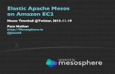 Elastic Apache Mesos on Amazon EC2