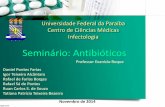 Seminario  antibióticos Professor Evanízio Roque