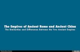 The Empires of Ancient Rome and Ancient China