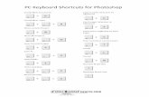 PC Keyboard Shortcuts for Photoshop Create New Document N ...iphotoshopcourse.s3. · PDF file PC Keyboard Shortcuts for Photoshop Bring Current Layer To Top 100% Zoom alt ctrl shift