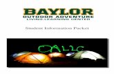 Outdoor Adventure student packet