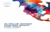 August White Paper 2/2016: Is Value-Based Pricing Right For You?