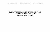 Materiale Pentru Constructii Metalice