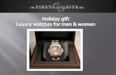 Holiday gift watches