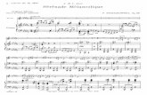 Chaikovski, Serenade Melancolique