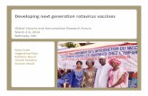 Global Vaccine and Immunization Research Forum March 4-6 ... · PDF file Objectives of Session • Using rotavirus vaccine as example, discuss approaches to identify public health