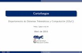 Cortafuegos - URJC mortuno/sro/  · PDF file 2019-06-25 · Cortafuegos De nici on y funcionalidad Cortafuegos Un cortafuegos ( rewall) es un dispositivo que ltra el tr a co que intenta