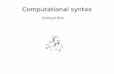Eckhard Bick - Linguateca · PDF file The task produce automatic sentence analyses from morphologically analysed data – to allow users to discuss/teach/inspect syntactic structures