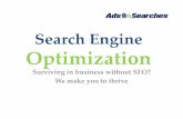 Search Engine Optimization - · PDF file Search Engine Optimization (SEO) SEO is a cost effective promotional tool to generate organic search results in major search engines. SEO will