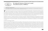 UNITED STATES PATENT AND TRADEMARK OFFICE United States ... · PDF file United States Patent and Trademark Office Mission Statement The USPTO mission is to ensure that the intellectual