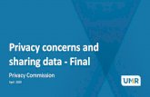 Privacy concerns and sharing data - Final ... • Digital privacy was mostly framed by respondents as meaning their activity and information online was secure, particularly personal
