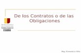 ENJ-400 - Principales Contratos ante la Jurisdicción Inmobiliaria - De los Contratos o de las Obligaciones