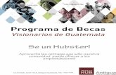 Booklet Programa de Becas Visionarios de Guatemala