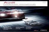 Audi collection Scale Model Cars 2015