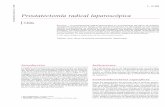 Prostatectomia Radical Laparoscopica - Encyclopédie Médico-Chirurgicale
