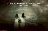 Common audience fears and phobias