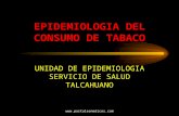 Tabaquismo epidemiologia
