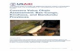 Cassava Value Chain Assessment: Bas-Congo, Kinshasa, pdf.usaid.gov/pdf_docs/  · PDF fileFufu Fermented cassava flour ... USAID United States Agency for International Development