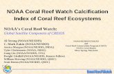 NOAA Coral Reef Watch Calcification Index of Coral Reef ... · PDF fileNOAA Coral Reef Watch Calcification Index of Coral Reef Ecosystems ... Complied from more than 400 bleaching