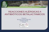 REACCIONES ALÉRGICAS A ANTIBIÓTICOS BETALACTÁMICOS - Dr. Ricardo Cardona Villa