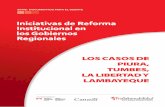 Iniciativas de Reforma Institucional en Gobiernos Regionales