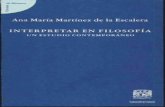 03. Ana María Martínez - Interpretar en Filosofía - LitArt