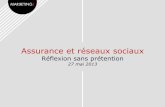 Assurance et réseaux sociaux