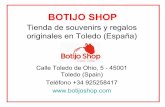 Botijo Shop tienda de souvenirs y regalos originales en Toledo