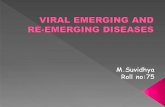Viral emerging and re emerging diseases