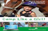 GS-TOP 2013 Camp Guide: Outdoor Education - Summer Resident Camp