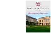 Worcester College the alternative prospectus