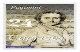 Violino - Estudos - Paganini - 24 Caprices Para Violino