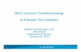 HPLC Trouble Shooting