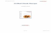 Delicious Grilled Steak Cookbook Recipes