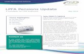LPFA Pensions Update - London Pensions Fund Pensions Update A newsletter for LPFA employers London Pensions Fund Authority May 2014 Issue Highlights: July FRS17/IAS19 Monthly Returns