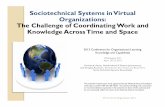 Presentation: Sociotechnical Systems in Virtual Organizations: The Challenge of Coordinating Work and Knowledge Across Time and Space